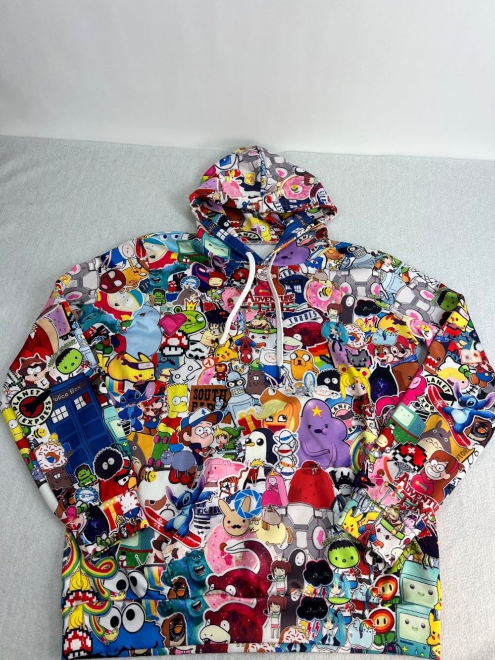 Azuki Cartoon Network Hoodie Sweatshirt MLP Dr Who Southpark Adventure Time